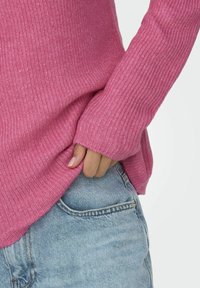 ONLY ONLCAMILLA V NECK - Stickad tröja - azalea pink