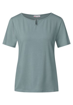 Street One MIT CUT-OUT - T-Shirt print - blau