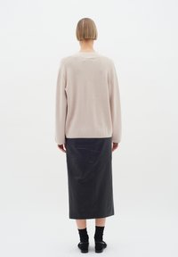 InWear KAMAIW - Kožená sukňa - black