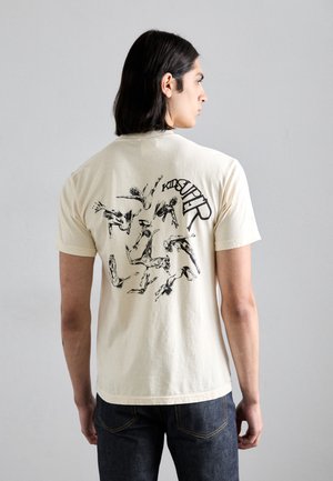 TRAPEZE TEE - T-shirts med print - cream