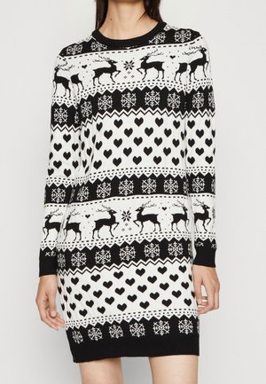 Gebreide jurk - off-white