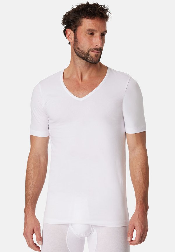 4ER PACK - Undershirt - weiß