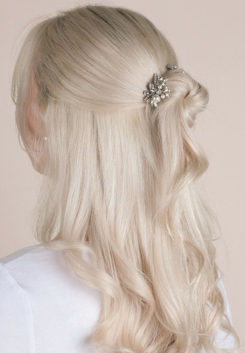 Celebride WITH BEADS AND STRASS 3 PACK - Accessoires cheveux - silver coloured