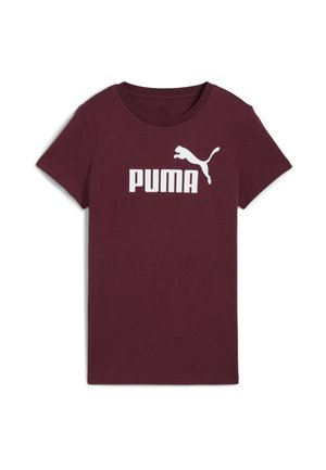 ESS NO. 1 LOGO TEE - Print T-shirt - ruby shimmer