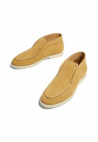 Scarosso LEONARDA - Bottines compensées - beige suede
