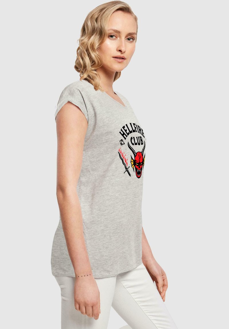 Stranger Things - Maglietta con logo Hellfire Club, colore: Nero L Nero