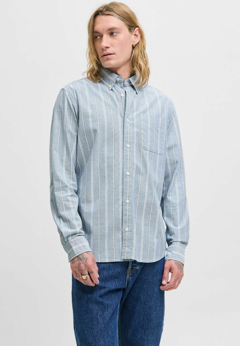 Jack & Jones PREMIUM JPRBLUBROOK OXFORD NOOS - Camisa - goblin blue