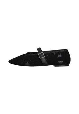 Ballerine con cinturino - nero