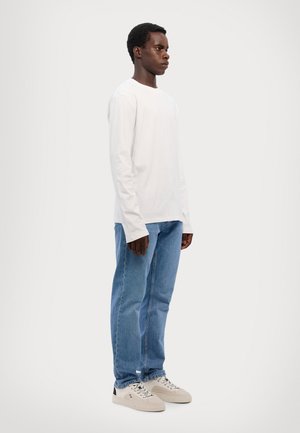 sandro SLEEK LOGO TEE LONG SLEEVE - Longsleeve - blanc