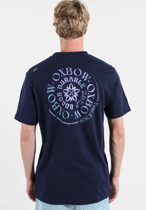 SPIRAL - T-shirt imprimé - deep marine