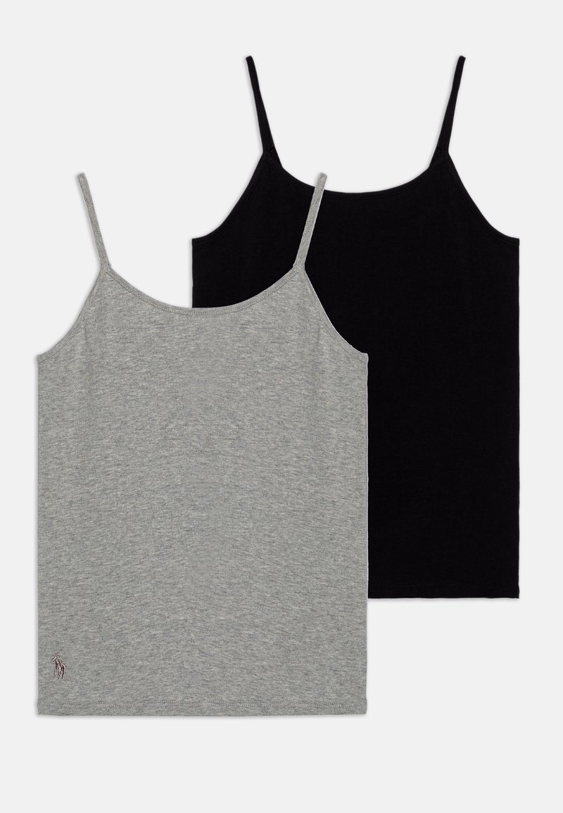 Polo Ralph Lauren CAMISOLE 2 PACK - Camisola interior - black/andover heather