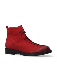 VENEZIA ANKLE BOOTS - Snørestøvletter - red