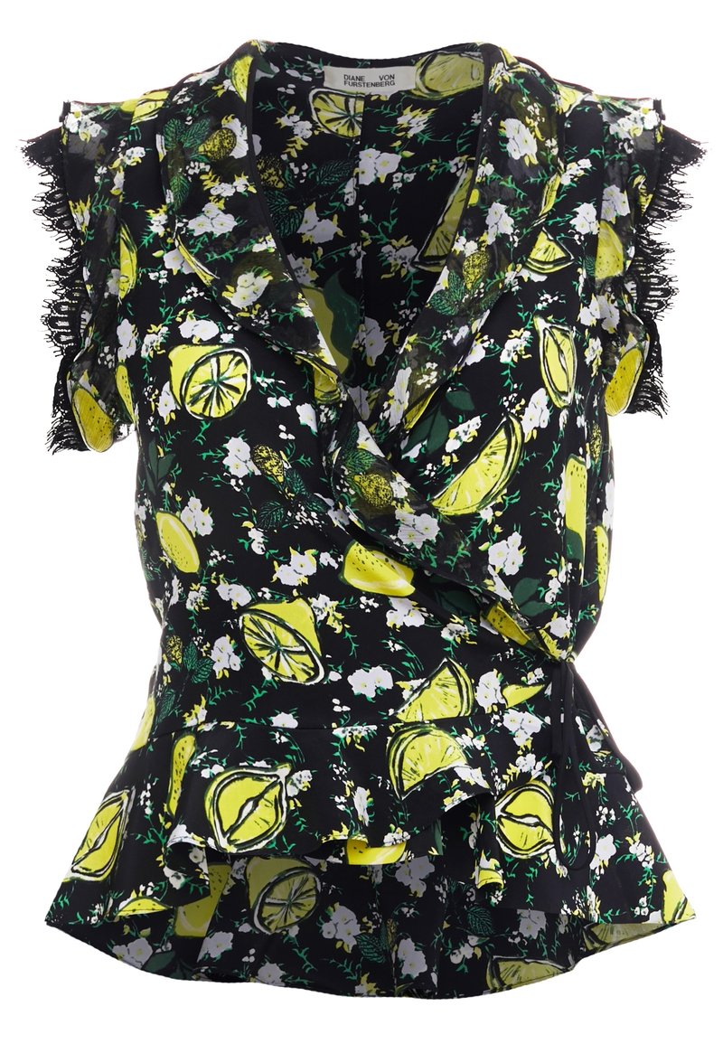 Top En Soie 100% Diane Von Furstenberg (DVF) - Taille M, Rose | Occasion Très Bon état
