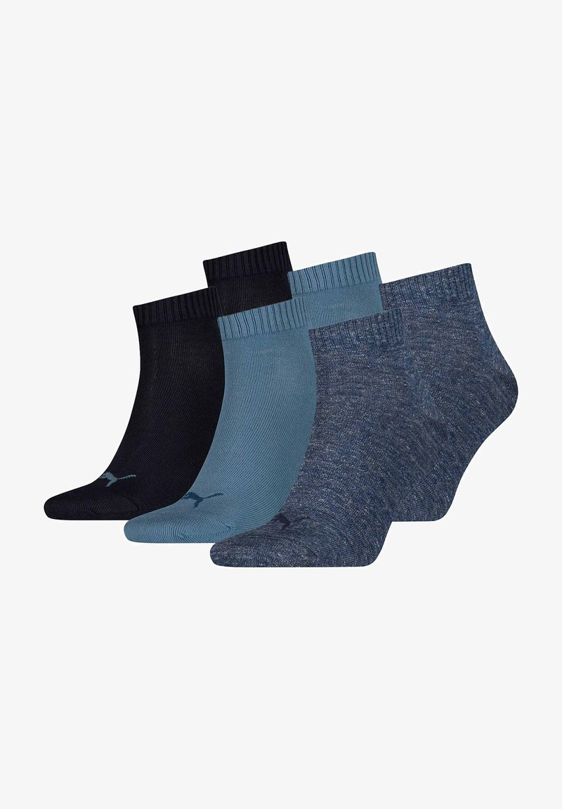 Puma UNISEX 6ER PACK -QUARTER - Socken - dunkelblau blau hellblau