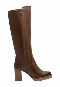 Marco Tozzi Bottes à talons hauts - cognac