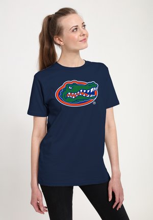 Henry Tiger, UNIVERSITY OF FLORIDA FLORIDA GATORS OFFICIAL GATOR HEAD LOGO - T-Shirt print - navy