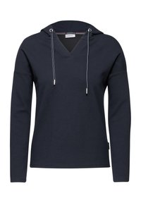 Mikina s kapucí - blau