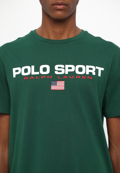 Polo Ralph Lauren SHORT SLEEVE - Marškinėliai su spaudiniu - new forest