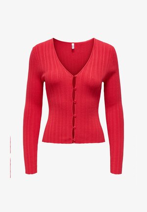 ONLY, CARDIGAN ONLBREE CARDIGAN - Cardigan - poinsettia