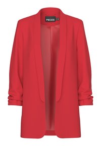 Pieces Blazer - red