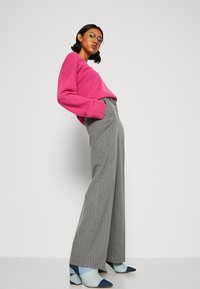 Slfemma Tara Mw Wide Pant Medium Grey Melange