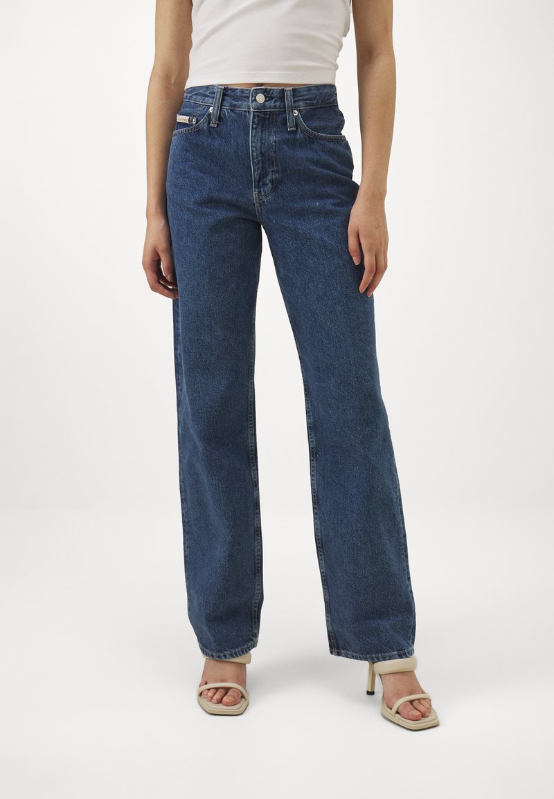 Calvin Klein Jeans LOOSE - Džinsi ar platām starām - blue