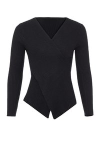 CO-BRANDED WITH EUCALY - Strickpullover - schwarz