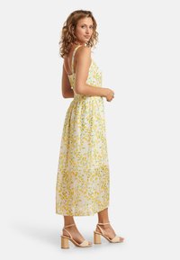 Smashed Lemon Jurk - white multicolour