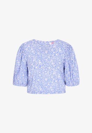 myMo, Blouse - blue white