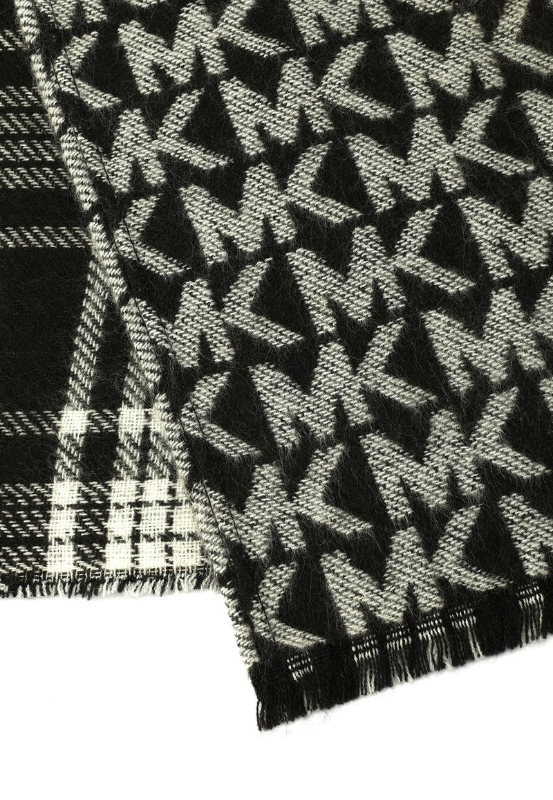 MICHAEL Michael Kors PLAID REVERSIBLE RUANA Scarf open