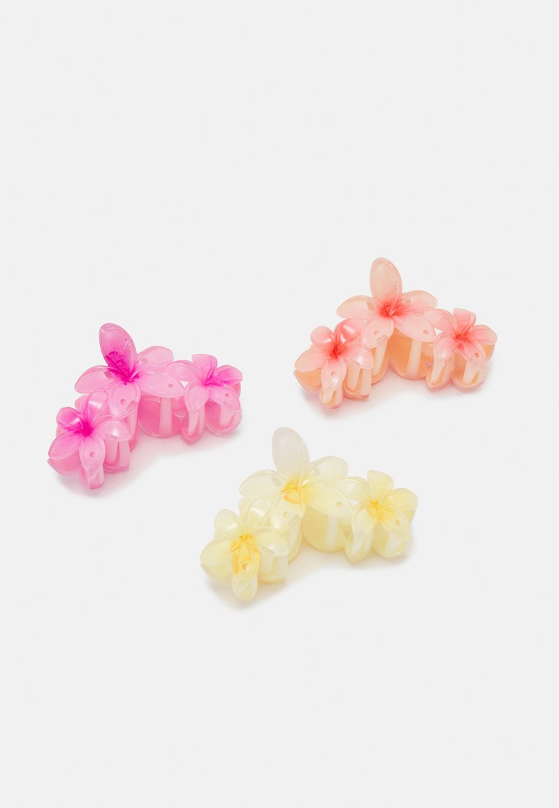 Pieces PCMELIA HAIRSHARK 3 PACK - Acessório para pentear cabelo - party pink/peach/yellow