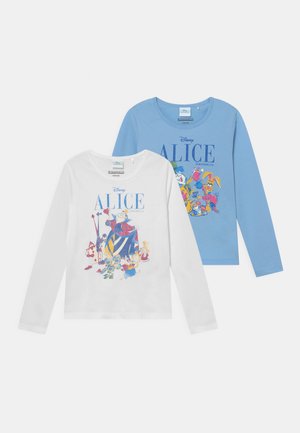 DISNEY ALICE IN WONDERLAND KID 2 PACK - Langarmshirt - light blue/off-white