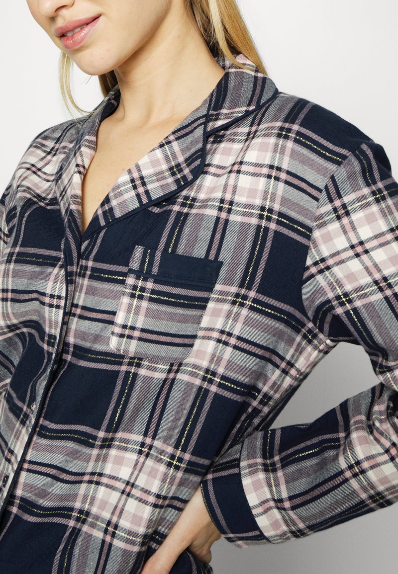 Damen Nachthemden | Marks & Spencer CHECK REVERE Pyjama navy mix/dunkelblau - PY02817 Damen Nachthemden | Marks & Spencer CHECK REVERE Pyjama navy mix/dunkelblau - PY02817