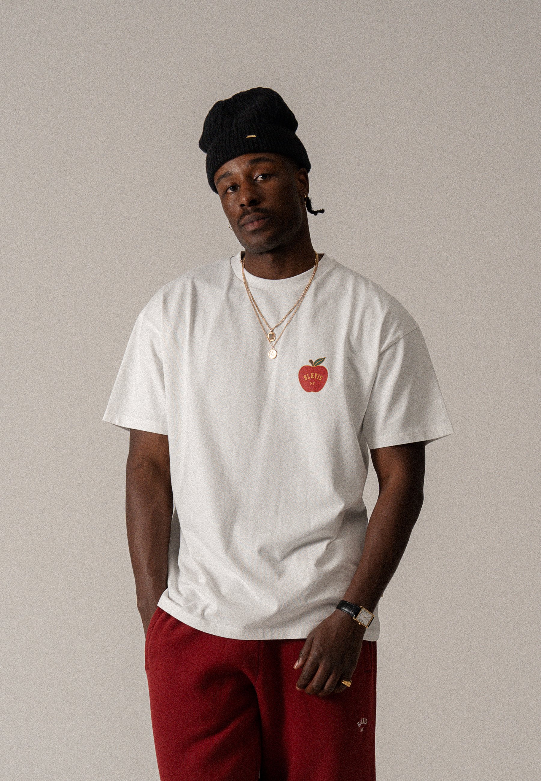 Sporty &amp; Rich Big Apple T Shirt ホワイト M セール】【SPORTY&RICH / スポーティアンドリッチ】RUNNER T-SHIRT（T