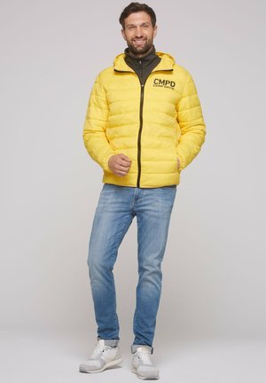 Camp David STEPP MIT KAPUZE - Winter jacket - industrial yellow