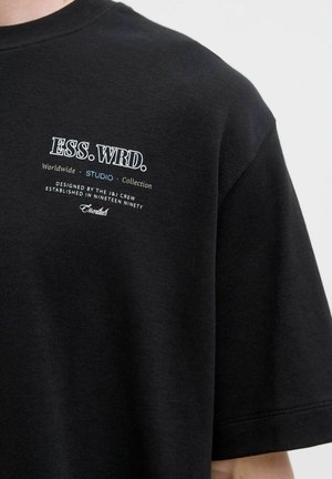 JJEURBAN EDGE STUDIO - Print T-shirt - black