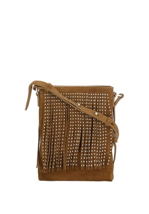 Ash BORSA RUBINA FRINGES - Borsa a tracolla - marrone