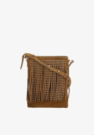 Ash, BORSA RUBINA FRINGES - Borsa a tracolla - marrone