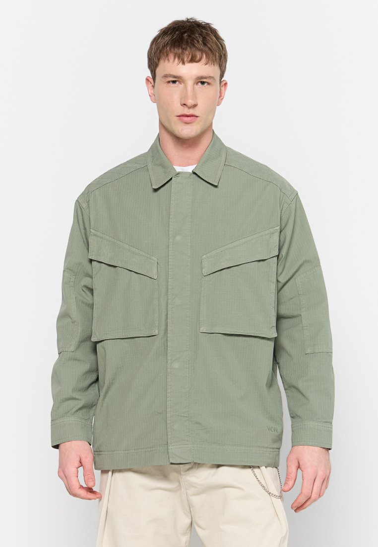 WOOD WOOD Lichte jas groen WOOD WOOD Lichte jas groen