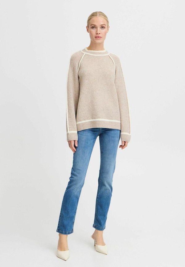 BYNINNA - Jumper - sepia tint mix3