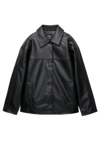 Műbőr dzseki - black