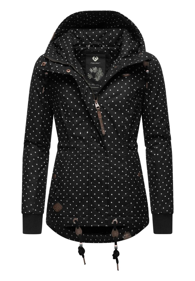 Ragwear - YM-DANKA DOTS - Wintermantel - black22, Vergrößern