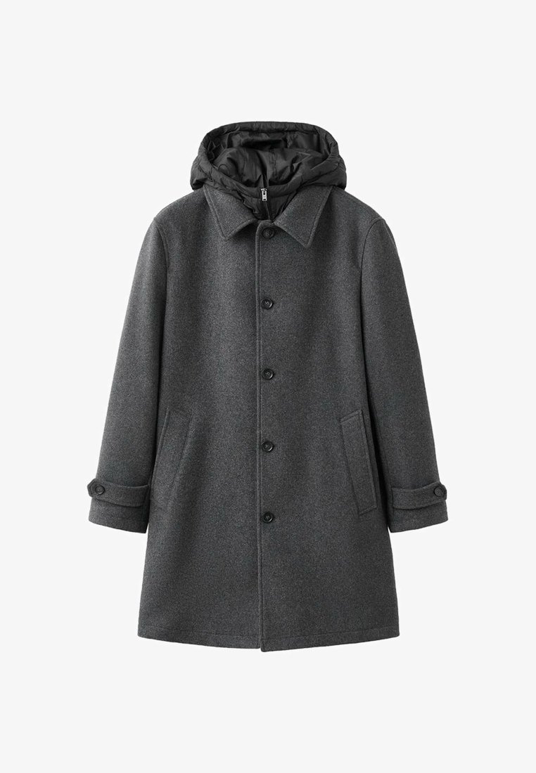Mango Kort kappa / rock - grey/grå - Zalando.se
