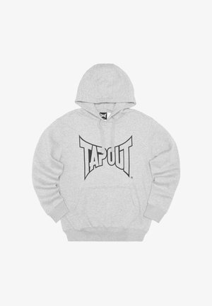 Tapout, NORMALE PASSFORM LIFESTYLE BASIC - Kapuzenpullover - marl grey/black
