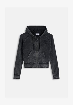 Juicy Couture, MADISON APPLIQU - Суитшърт с цип - black