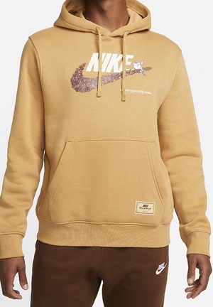 Hoodie - gold-coloured