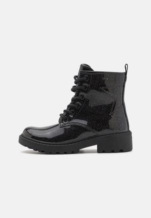 Geox, Bottines à lacets - black