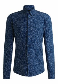 Unselected, dark blue ten