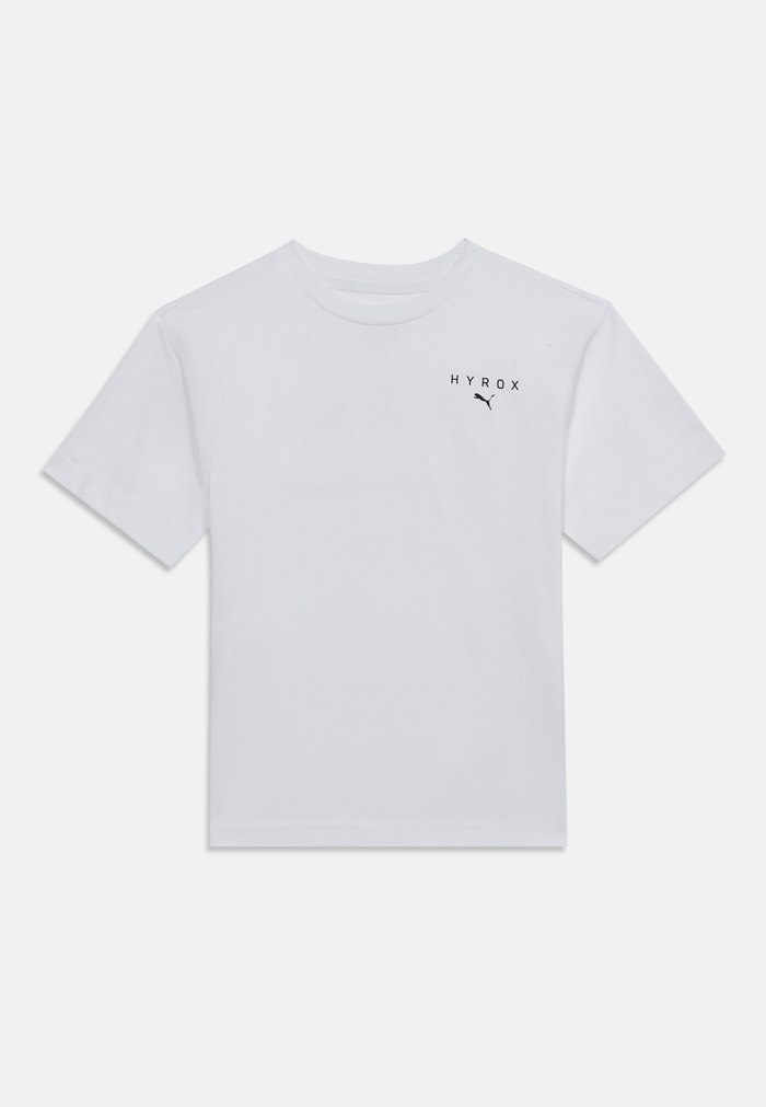 PUMA HYROX TEE UNISEX - Print T-shirt - white