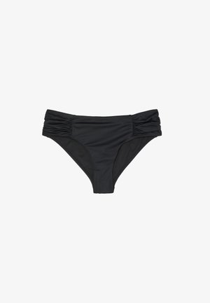 OVS, BLACK STRETCH SWIM BRIEFS WITH SIDE GATHERS - Bikini-Hose - black